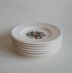Set van 6 Wedgwood Conway gebaksbordjes, Huis en Inrichting, Keuken | Servies, Ophalen of Verzenden, Zo goed als nieuw, Bord(en)