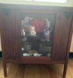 Prachtig Art Deco vitrine kastje, Huis en Inrichting, Kasten | Vitrinekasten, Gebruikt, Glas, Minder dan 100 cm, Art Deco