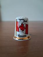 Porseleinen vingerhoedje Canada, Ophalen of Verzenden, Zo goed als nieuw, Porselein