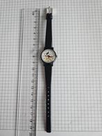 Vintage Lorus Mickey Mouse Horloge - Zwart, Verzenden, Gebruikt, Zwart, Jongen of Meisje