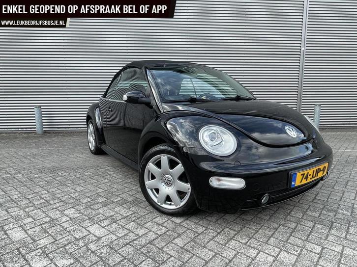 Volkswagen New Beetle Cabriolet 1.8-5V Turbo Highline, Auto's, Volkswagen, Bedrijf, Te koop, Beetle (Kever), ABS, Airbags, Alarm