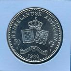 Nederlandse Antillen 50 Gulden 1980 Zilver, Postzegels en Munten, Munten | Nederland, Koningin Beatrix, Zilver, Ophalen of Verzenden