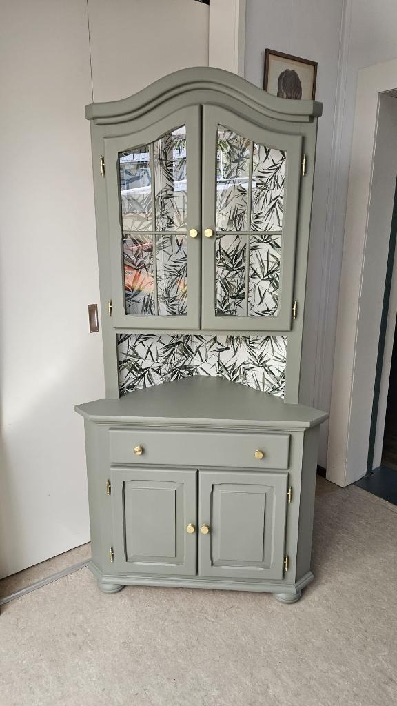 Mooie vitrinekast met verlichting, Huis en Inrichting, Kasten | Vitrinekasten, Nieuw, 150 tot 200 cm, 50 tot 100 cm, 25 tot 50 cm