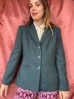 Vintage blazer / jasje - oversized - groen, Maat 38/40 (M), Ophalen of Verzenden, HGV, Vintage