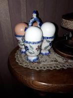 Antiek  4  stuks eierhouder  heel apart, Ophalen of Verzenden