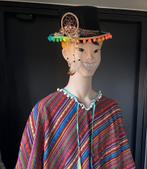 Inca's Poncho en hoed unisex, Carnaval, Maat 56/58 (XL), Ophalen of Verzenden, Zo goed als nieuw