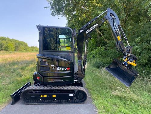 Shantui Minigraver Black 2.7T Camera Led werkverlichting, Zakelijke goederen, Machines en Bouw | Kranen en Graafmachines, Graafmachine