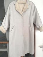 Sylver ecru winterjas met imitatiebont - z.g.a.n., Beige, Ophalen of Verzenden, Zo goed als nieuw, Maat 38/40 (M)