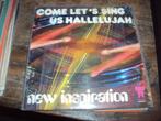 new inspiration Come let s sing us hallelujah 22, Cd's en Dvd's, Vinyl Singles, Pop, Gebruikt, Ophalen of Verzenden, 7 inch