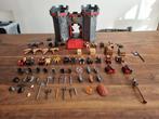 Playmobil 4440 inklapbaar kasteel met veel poppetjes, Kinderen en Baby's, Speelgoed | Playmobil, Ophalen of Verzenden, Gebruikt