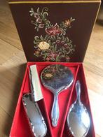 Vierdelig verzilverd Toiletset, Ophalen of Verzenden