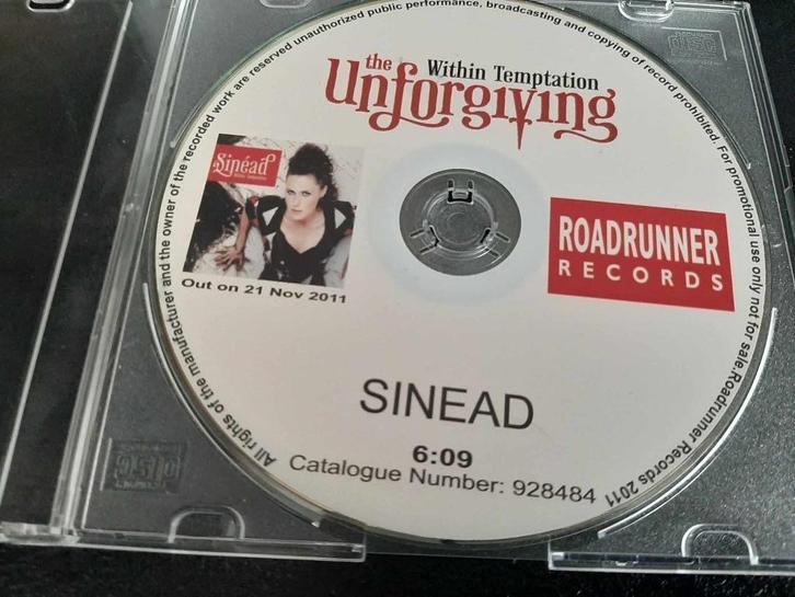 Within Temptation: Sinéad (Polen, promo single)!., Cd's en Dvd's, Cd Singles, Gebruikt, Rock en Metal, 1 single, Ophalen of Verzenden