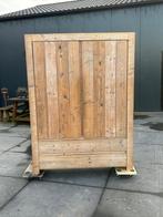 Steigerhouten kast met planken, Ophalen