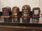 Vintage gietijzeren spaarpotten, kachels, Fobrux, Ciney, Antiek en Kunst, Curiosa en Brocante, Ophalen of Verzenden