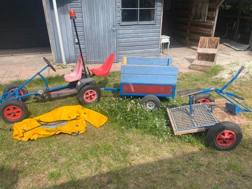 Mag weg €100 - Berg skelter met vele accessoires en duozit!, Kinderen en Baby's, Speelgoed | Buiten | Skelters, Gebruikt, Berg