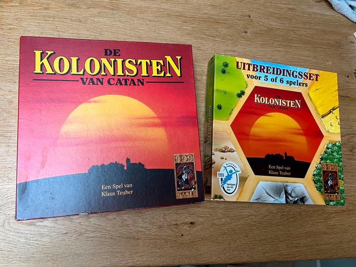 Catan Basisspel + 5-6 Spelers Uitbreiding - Nieuwstaat, Hobby en Vrije tijd, Gezelschapsspellen | Bordspellen, Zo goed als nieuw