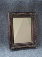 Kleine halspiegel in antieke lijst. (31,5x26,5cm), Ophalen of Verzenden, Rechthoekig, Minder dan 50 cm, Minder dan 100 cm