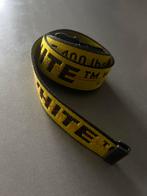 Off white riem, Kleding | Heren, Riemen en Ceinturen, Overige kleuren, Ophalen of Verzenden, Zo goed als nieuw, 115 cm of meer