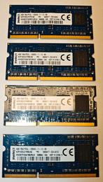 4x 4GB DDR3 SODIMM, Computers en Software, RAM geheugen, Ophalen of Verzenden, Zo goed als nieuw, DDR3, Laptop
