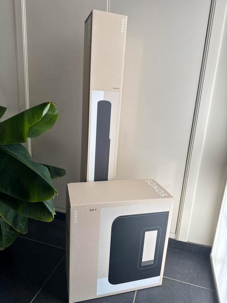 Nieuw: Sonos Arc Ultra + Sub4, Audio, Tv en Foto, Luidsprekers, Nieuw, Front, Rear of Stereo speakers, 120 watt of meer, Sonos