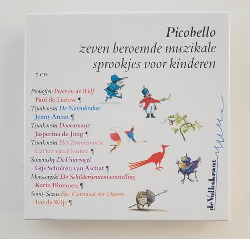 Picobello Zeven Beroemde Muzikale Sprookjes 7CD box, Boeken, Luisterboeken, Cd, Kind, Ophalen of Verzenden