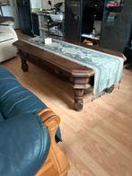 Donker eiken salontafel, Huis en Inrichting, Tafels | Salontafels, Ophalen, Gebruikt, 100 tot 150 cm, 50 tot 100 cm