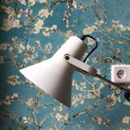 Retro vintage jaren 80 witteIkea witte tafellamp / klemlamp, Huis en Inrichting, Lampen | Tafellampen, Minder dan 50 cm, Retro vintage