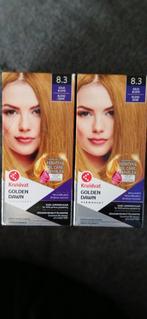 NIEUWW!   2x haarverf Goud blond 8.3, Ophalen of Verzenden, Nieuw