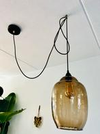 BePureHome Bruine Plafondlamp, Huis en Inrichting, Ophalen of Verzenden, Zo goed als nieuw, Glas, Minder dan 50 cm