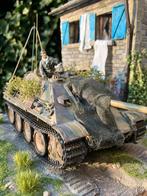 Diorama Ardennen 1944 Jagdpanther 1:35, Verzenden, Zo goed als nieuw, 1:35 tot 1:50