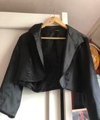 Te koop mooi glans jasje, Kleding | Dames, Jasjes, Kostuums en Pakken, Ophalen of Verzenden, Zo goed als nieuw, Zwart