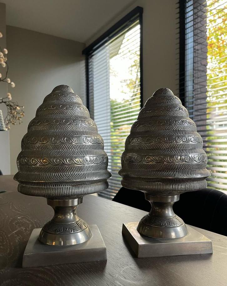 Mooie verzilverde ornamenten (zwaar)., Huis en Inrichting, Woonaccessoires | Overige, Zo goed als nieuw, Ophalen of Verzenden