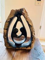 Abstract Stenen Beeldje - Liefdevolle Omhelzing, Antiek en Kunst, Ophalen