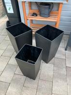 Bloempotten, Huis en Inrichting, Woonaccessoires | Vazen, Ophalen, Zwart, Kunststof, 50 tot 75 cm