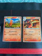 151 cosmos holos charmander & charmeleon, Ophalen of Verzenden, Zo goed als nieuw, Meerdere kaarten