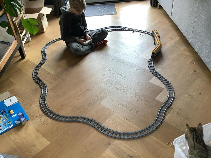 Lego Trein Set 60197 en 60238-  met Rails!, Kinderen en Baby's, Speelgoed | Duplo en Lego, Zo goed als nieuw, Lego, Complete set