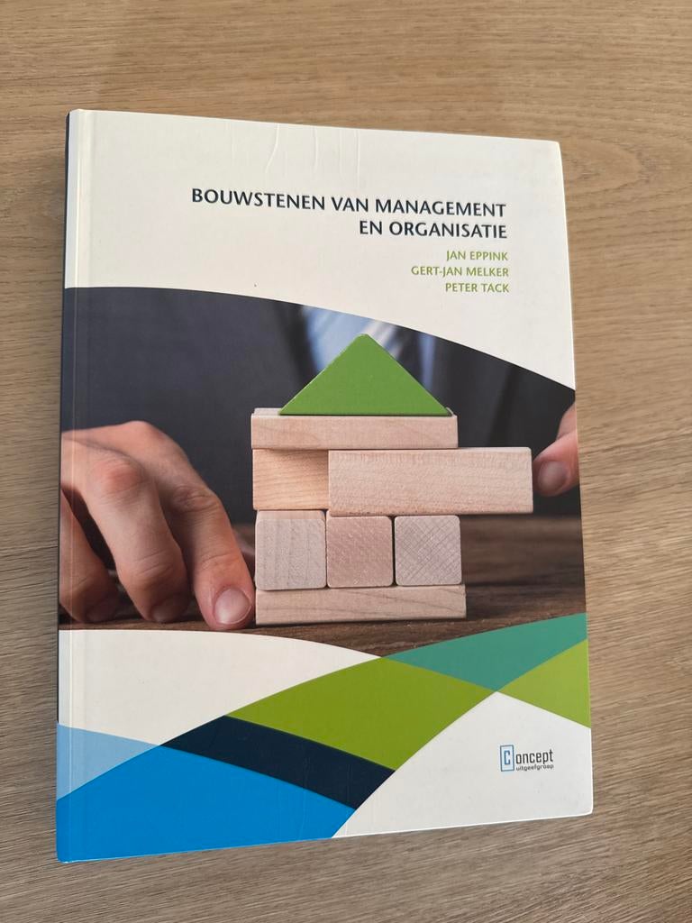 Bouwstenen van Management en Organisatie - Jan Eppink, Ophalen of Verzenden, Gelezen, Management