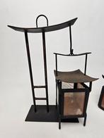 # Vintage Japanse Ariake Lantern Light candle stand holder, Overige materialen, Gebruikt, Ophalen of Verzenden, Kandelaar