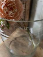 DutZ grote vaas windlicht helder 38 x 26 cm, Huis en Inrichting, Ophalen, Overige kleuren, Minder dan 50 cm, Glas