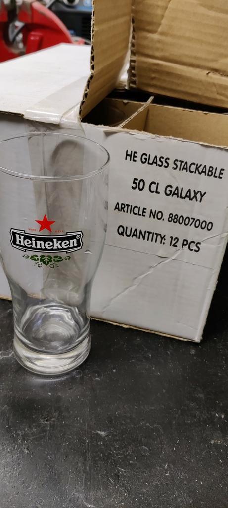 Heineken Galaxy bierglas 50cl., Verzamelen, Biermerken, Nieuw, Glas of Glazen, Heineken, Ophalen of Verzenden