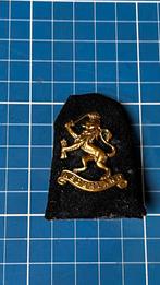 BARET LEEUW NEDERLAND MET ZWART ACHTERGRONDJE GAUNT WO-2, Ophalen of Verzenden, Landmacht, Nederland, Embleem of Badge