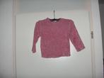 Lieve schattige roze glitter chenille trui 92 prima staat, Kinderen en Baby's, Kinderkleding | Maat 92, Gebruikt, Trui of Vest