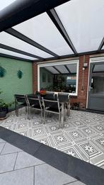 Tuintafel met stoelen van 4 Seasons, Ophalen of Verzenden, Gebruikt, Rechthoekig, Metaal