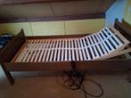 seniorenbed elektrisch, Huis en Inrichting, Slaapkamer | Bedden, Ophalen, 90 cm, Eenpersoons, Bruin