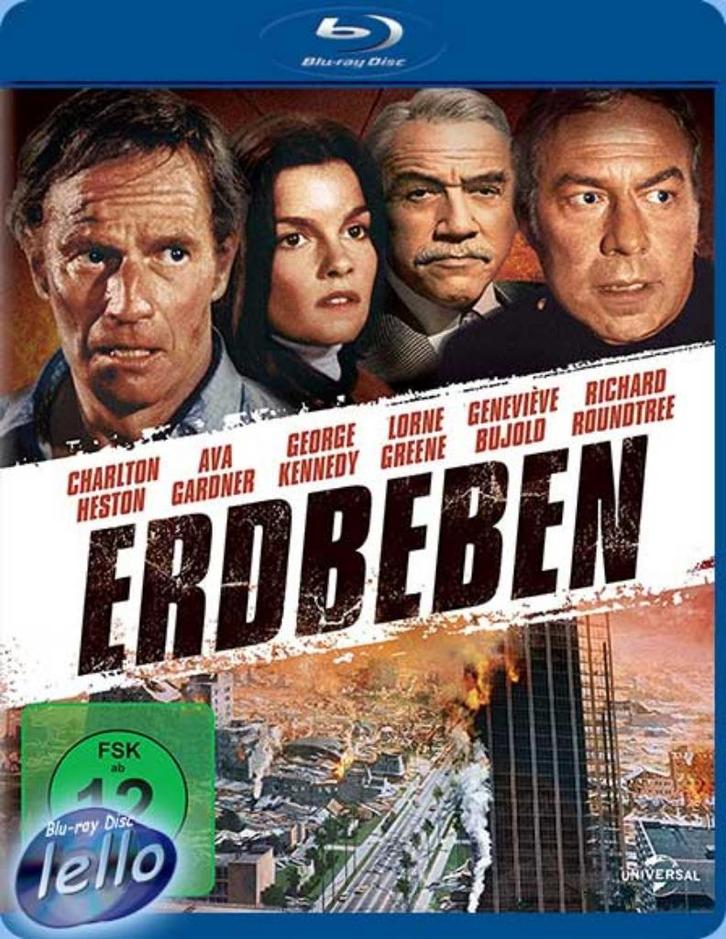 Blu-ray: Earthquake (1974 Charlton Heston, Ava Gardner) DENL, Cd's en Dvd's, Blu-ray, Nieuw in verpakking, Actie, Ophalen of Verzenden