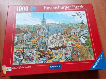 Puzzel Gouda - 1000 stukjes - Zo goed als nieuw beschikbaar voor biedingen