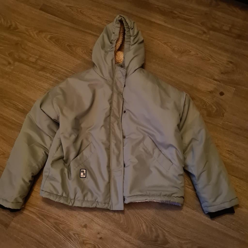 Me and my monkey winterjas 170/176 mintgroen, Jongen of Meisje, Ophalen of Verzenden, Zo goed als nieuw, Me and my monkey