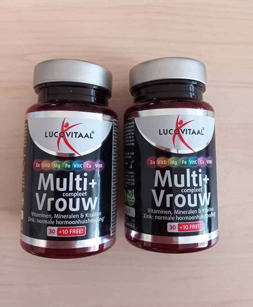 Lucovitaal Multi Vrouw 2 potten, Ophalen of Verzenden, Nieuw, Overige typen