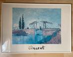 Ingelijste Vincent van Gogh poster Brug van Langlois, Huis en Inrichting, Woonaccessoires | Schilderijen, Tekeningen en Foto's