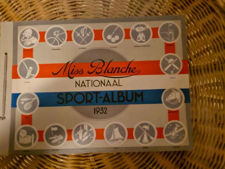 Miss Blanche Nationaal Sport-Album 1932 - HEEL MOOI, Boeken, Prentenboeken en Plaatjesalbums, Zo goed als nieuw, Ophalen of Verzenden